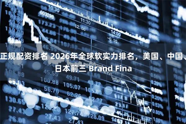 正规配资排名 2026年全球软实力排名，美国、中国、日本前三 Brand Fina